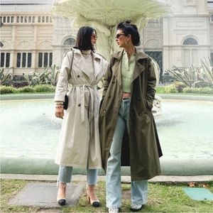 VRG girl trench coat